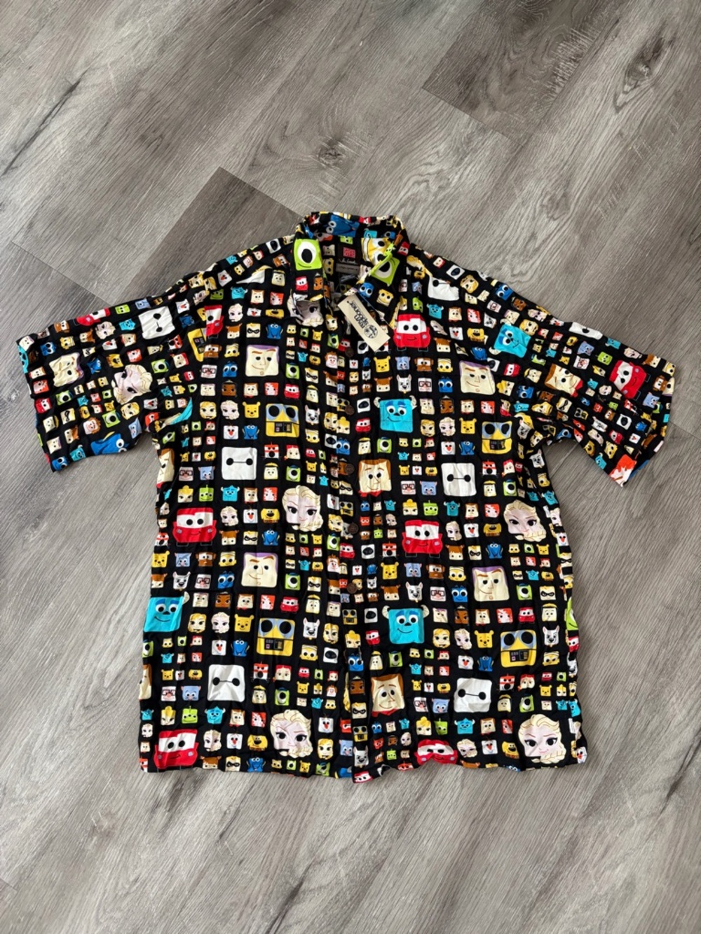 Disney Character Button-Up Shirt